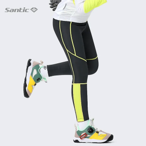 Santic Kids Cycling Pant Shockproof 4D Padded Boy Girl Breathable Training Sports Balance Bike Trouser Tights