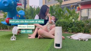 HCM Bình đun nước pha sữa di động Moaz BéBé MB – 058