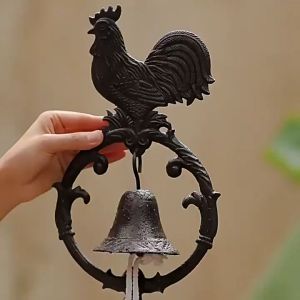 Antique Cast Iron Door Bell 🔔 Handmade Vintage Wall Decor | Free Shipping PH 🇵🇭 | Bohol-Style Design