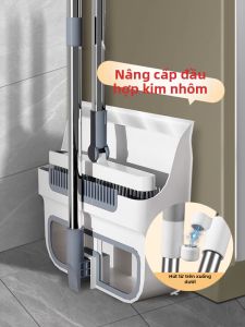 Maryya | Bộ Chổi và Cây Quét Dọn Gập Đơn Giản Có Từ Tính