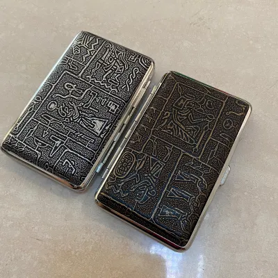 Kotak Penyimpanan Roko Motif Ukir Mesir Piramid-662