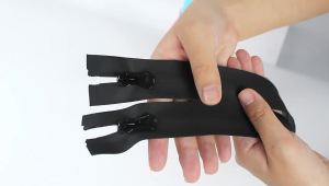 LZD 5 No. Nylon Waterproof Zip Pack PTU Single Head Open Tail Shell Jacket Raincoat Outdoor Waterproof Zipper in Stock