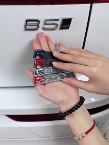 Car R Design Grille Badge Sticker Auto Trunk Emblem Decal Accessories For Rdesign V50 S40 S60 S80 V60 XC40 XC60 XC90 V40 AWD S90