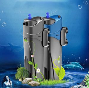 HATELI Aquarium Air Pump Products Three-in-one (Filtration Sterilization Aeration) Submersible Filter Oxygenation and Aeration Pump UV Lamp 5W/7W/9W/13W