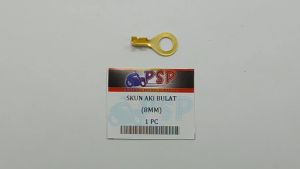Skun Aki Bulat 8mm 12\\\" Harga Per 1 Pcs (PSP) Scun Sekun Klem Terminal Accu Soket Socket Ring