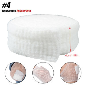 1 Roll Elastic Net Wound Dressing Net Tubular Bandage Mesh Tubing Tubular Gauze Fix Breathable Bandage Retainer for Adults Ankle