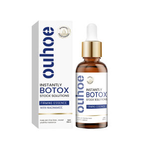 Ouhoe Instantly Botox Stock Solutions Firming Essence Face With Niacinamide Anti Aging Fine Lines Remover Lightening Serum Essence Firming Lifting Absorbable Collagen Moisturize Removes Facial Wrinkles Tighten Anti Aging Serum Skin Care 30ml