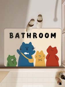 Thảm Phòng Tắm Bằng Sét Diatom Siêu Thấm Nước Thảm Chống Trượt Bằng Silicon Cho Phòng Tắm Nhà Vệ Sinh Cửa Nhà Vệ Sinh Thảm Chân Nhanh Khô