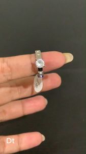 Cincin Emas Berlian Tunangan Nikah Pasir Diamond Gold Titanium Premium Elegan High Quality