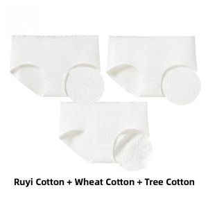 miiow | Pure Cotton Underwear Girls Triangle Thin Model No Trace Breathable Antibacterial Mid Waist Briefs Spring New Arrival