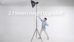 Ulanzi T270 2.7M Light Stand Heavy Duty 6kg Tripod Stick for Video Camera Studio Photography Livestream
