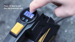 150 PSI Car Air Pump Portable 12V Tire Inflator Vehicle Pump Digital Auto Motorcycles Portable Air Pump For Motorcycle Car Bicycle Air Compressor LED Digital Display