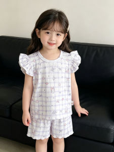 JIFANPAUL | Princess Style Summer Girls Sleepwear Set