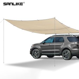SANLIKE【READY STOCK】Car Awning Vehicle Tarp Awning Outdoor Off-Road Camping Set PU 3000mm Waterproof UV50+ Car Side Awning Sun Shade for Most Jeep/SUV/Truck/Van
