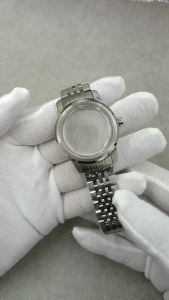 High Quality 40mm Suitable For NH35/NH36/4R36 Movement Replacement Watch Case + Strap Arched Glass Watch Case Stainless Steel