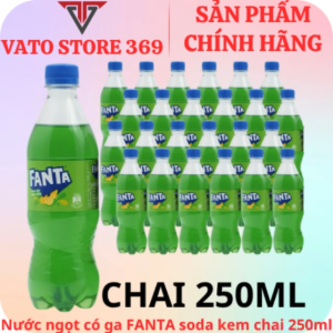 Nước ngọt có ga FANTA soda kem chai 250ml