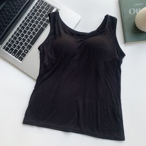 Áo Ba Lỗ Không Dây Đeo Vai Dành Cho Nữ Có Đệm Ngực Áo Tập Yoga Mỏng Cỡ Lớn Không Cần Mặc Đồ Lót Quần Lót Một Mảnh Không Để Lại Dấu Vết