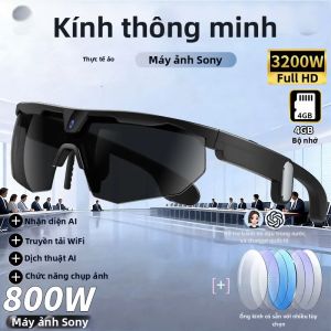 LIGE | Kính Thể Thao Thông Minh LIGE AI Với Camera 800W HD Chống Rung Kính Bảo Hộ Chống Gió Khi Đạp Xe Hỗ Trợ Bluetooth 5.3 Trợ Lý Giọng Nói