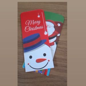 Amplop Natal Ukuran Besar / Amplop Natal Ecer / Angpao Natal / Amplop Uang Motif Natal Unik