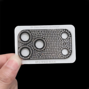 LS | Bling Glitter Rhinestone Camera Lens Protector For iPhone 18 Pro Max 17 16 15 14 13 Pro Max Plus Rear Camera Protector Lens Film