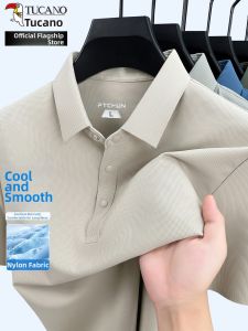 TUCANO | Premium Business Polo Shirt Mens Ice Silk Short Sleeve
