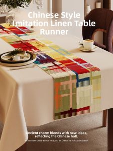 HOUGOUXIANG | Waterproof Decorative Tea Table Runner