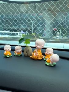 [FREESHIPMAX 2022] Hàng HOT mới về -Combo tiểu hoà thượng cực đáng yêu ngồi lá sen trang trí taplo Ô Tô làm quà tặng-Hoàng đông shop