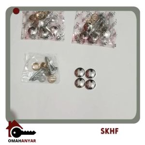 Skrup Kaca & Skrup Kayu Chrome 12 14 16 mm SKHF Huben