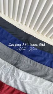 Celana Legging Wanita 3/4 Pendek Ukuran Standart Jumbo Super Jumbo