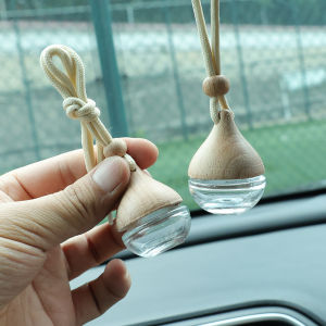 Car Perfume Bottle Rearview Mirror Ornament Air Freshener for Essential Oils Diffuser Fragrance Car-Styling Aromatherapy Bottle
