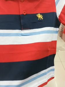 เสื้อปกริ้ว เนื้อผ้าดี ใส่สบาย มีของพร้อมส่ง