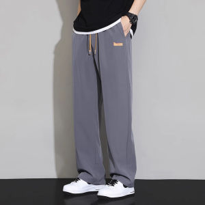 Ice Silk Quick Dry Loose Fit Mens Summer Thin Sporty Casual Pants TUCANO Brand Fashionable Straight Leg Cuffed Nine Points
