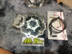 NISSIN CALIPER SET WITH 260MM DISC & SWITS BRAKE HOSE