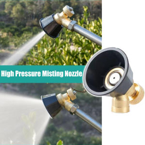 High Pressure Brass Fog Misting Nozzles Connectors Garden Water Irrigation Sprinkler Fittings Outdoor Cooling System