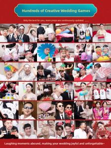 Wedding Game Props Funny Door Blocking Morning Robe Photo Guarantee Book Civilized Creative Package Chinese Style Bridal Shower