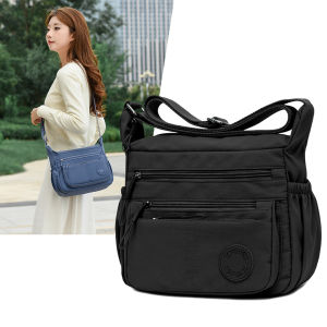 New Oxford Cloth Crossbody Bag Womens Lightweight Multi-Pocket Casual Versatile Mom Bag Daily Commuting Single Shoulder Bag