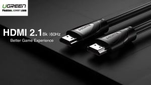 Cáp HDMI 2.0 Ugreen HD118 Chất liệu vải dù PP | Độ phân giải 3D 4K*2K 4096x2160p/30Hz | Bảo Hành 1 đổi 1 18 Tháng | 40408 40409 40410 90840 40411 40412 40414 40416 60363