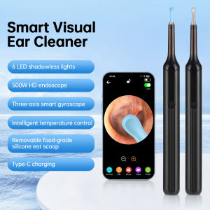 Smart Visual Ear Cleaner Wireless Earpick With Camera LED Light For Baby Adult Otoscope Endoscope Earwax Removal Kit Ear Cleaning Tool