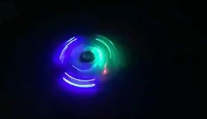 ChildrenS Toys Glowing Led Light Gyroscope Fidget Spinner Hand-Cranked Top Luminous Decompression