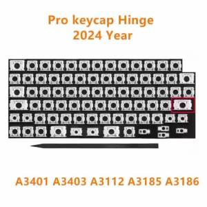 New For Macbook Pro 14" 16" A3112 A3401 A3185 A3403 A3186 Keyboard White Scissor Clips Hinge Set Replacement