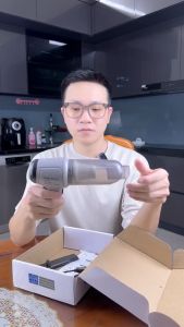 Máy Hút Bụi Cầm Tay Không Dây Nhật Bản Okila 8 Đầu Hút Giường Nệm Lông Chó Mèo Máy Hút Bụi Ô Tô