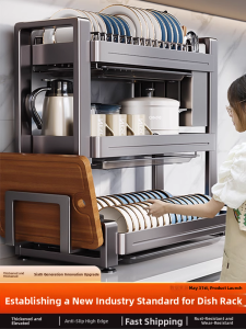 B&W | Multi-functional Dish Rack