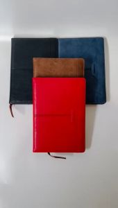 Buku Agenda Jurnal Garis A5 Notebook Diary Book Cover Bahan Kulit Buku Catatan D1-012