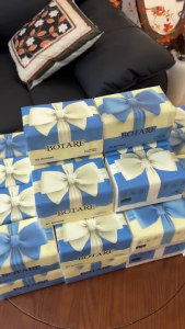 【40 Packs】Botare Bow Cute Air-Cushion 4Ply 16000 Sheets facial tissue Deluxe Comfort Thick 175*140mm