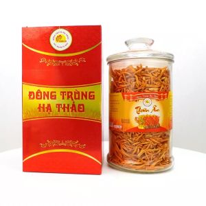 Hũ 100g Đông Trùng Hạ Thảo Sấy Thăng Hoa - Hỗ trợ người bệnh tiểu đường tốt cho hệ tim mạch giảm suy nhược và tình trạng mệt mỏi của cơ thể