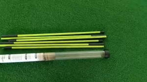 2pcs Golf Alignment Training Stick 48 Inch Golf Direction Stick Indoor Outdoor Posture Corrector