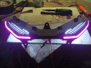 lampu alis MATA GABAN MX KING