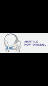 Resmed AirFit N20 Nasal CPAP Mask Face CPAP Mask Mouth And Nose Mask Comfortable Silent Sleep Breathing CPAP Mask
