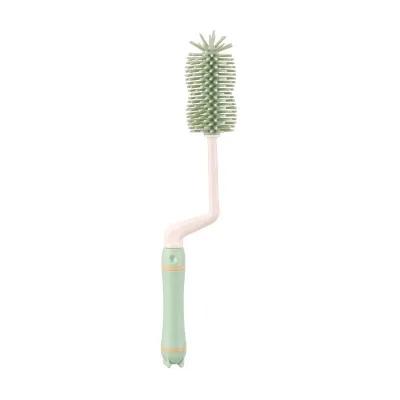 ISLAND ELEPHANT | Newborn Special Cartoon Silicone Milk Bottle and Teat Cleaning Brush Set
