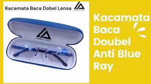 KACAMATA DUA FUNGSI/UNTUK BACA DAN JALAN/KACAMATA PLUS/MODEL KOTAK/BAYAR DI TEMPAT/COD